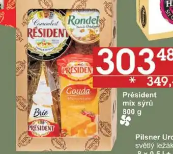 Jip Président mix sýrů 800 g nabídka