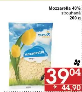 Jip Mozzarella 40% strouhaná 200 g nabídka