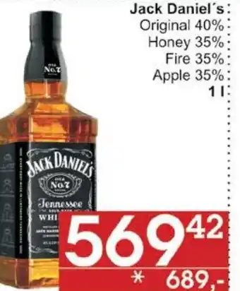 Jip Jack Daniel's nabídka