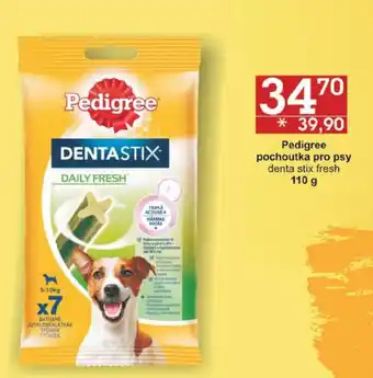Jip Pedigree pochoutka pro psy denta stix fresh 110 g nabídka