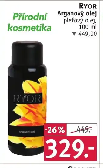 Rossmann RYOR Arganový olej nabídka