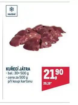 Makro Kuřecí játra nabídka