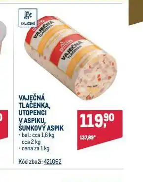 Makro Vaječná tlačenka nabídka