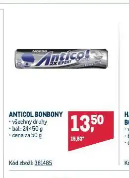 Makro Anticol bonbony nabídka