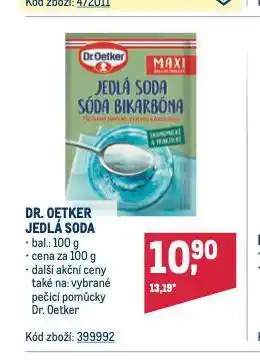 Makro Dr. oetker jedlá soda nabídka