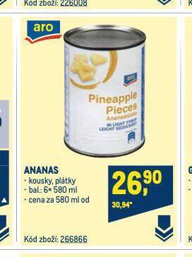 Makro Ananas nabídka