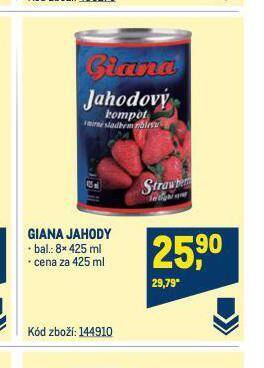 Makro Giana jahody nabídka