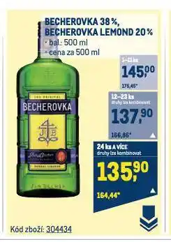 Makro Becherovka lemond nabídka