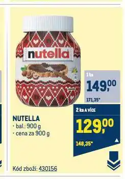 Makro Nutella nabídka