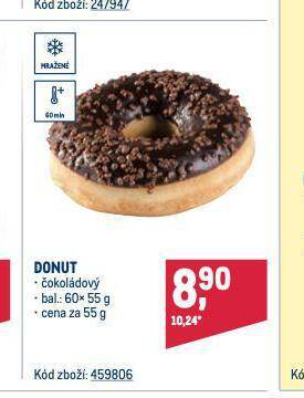 Makro Donut nabídka