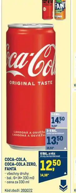 Makro Coca-cola nabídka