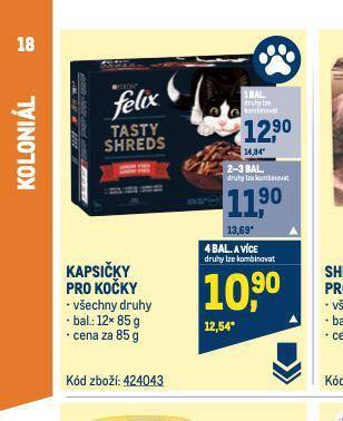 Makro Felix kapsičky pro kočky nabídka