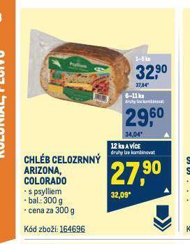 Makro Chléb celozrnný nabídka