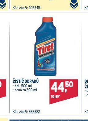 Makro Tiret čistič odpadů nabídka