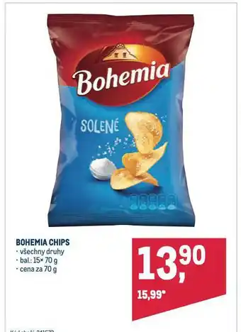 Makro Bohemia chips nabídka