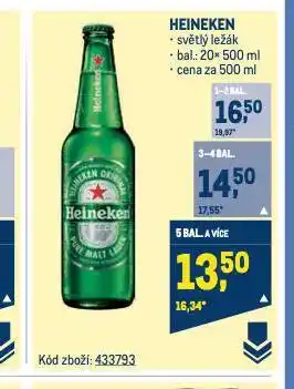 Makro Pivo heineken nabídka