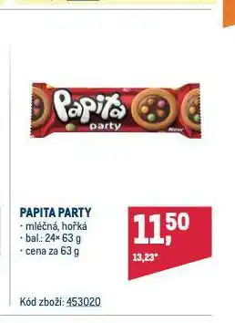Makro Papita party nabídka