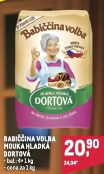 Makro BABIČČINA VOLBA MOUKA HLADKÁ DORTOVÁ nabídka
