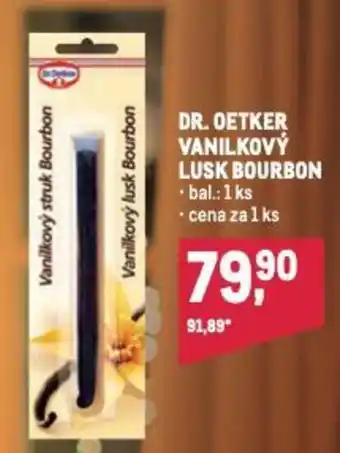 Makro DR. OETKER VANILKOVÝ LUSK BOURBON nabídka