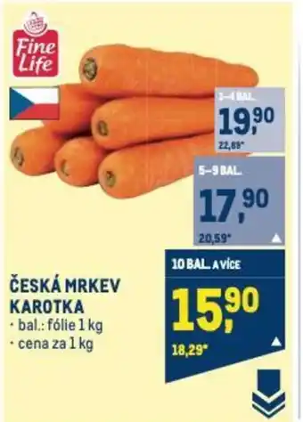 Makro ČESKÁ MRKEV KAROTKA nabídka