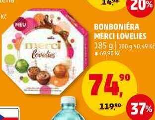 Penny Market Bonboniéra merci lovelies, 185 g nabídka