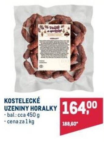 Makro KOSTELECKÉ UZENINY HORALKY nabídka