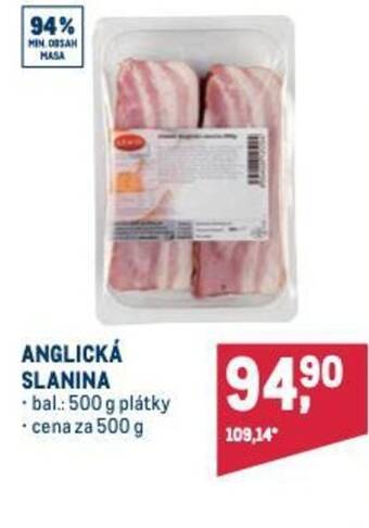 Makro ANGLICKÁ SLANINA nabídka