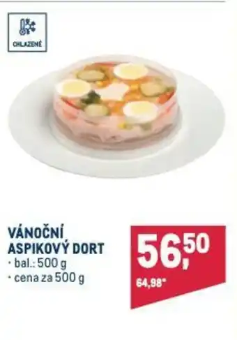 VÁNOČNÍ ASPIKOVÝ DORT