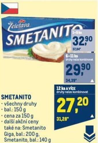 Makro SMETANITO nabídka