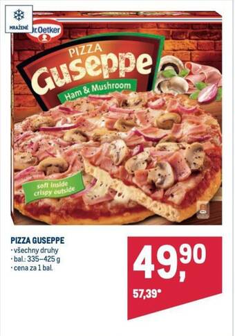 Makro PIZZA GUSEPPE nabídka
