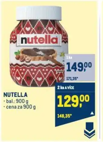 Makro NUTELLA nabídka