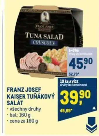 Makro FRANZ JOSEF KAISER TUŇÁKOVÝ SALAT nabídka