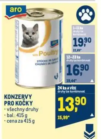 Makro KONZERVY PRO KOČKY nabídka