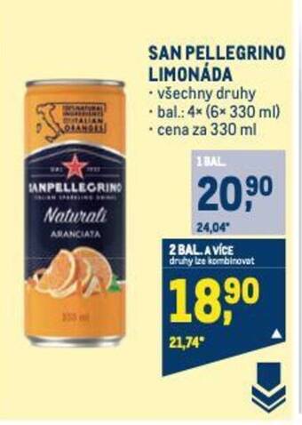 Makro SAN PELLEGRINO LIMONÁDA nabídka