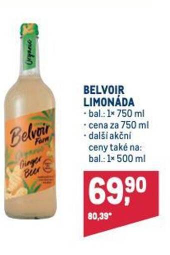 Makro BELVOIR LIMONÁDA nabídka