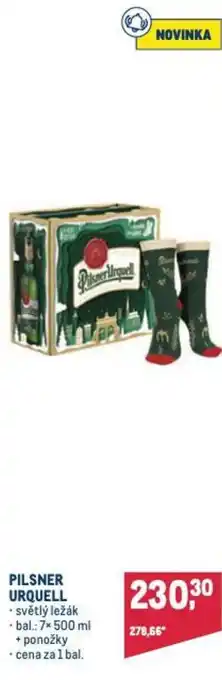 Makro PILSNER URQUELL nabídka