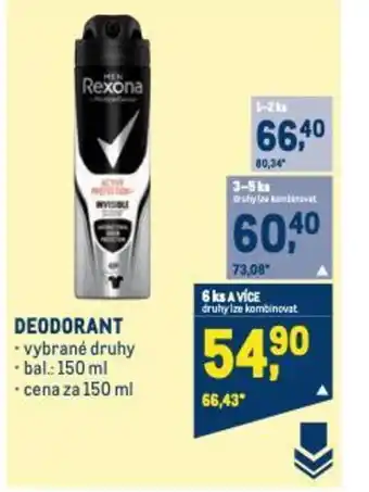 Makro DEODORANT nabídka