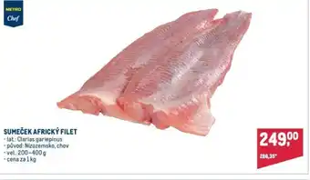 Makro SUMEČEK AFRICKÝ FILET nabídka