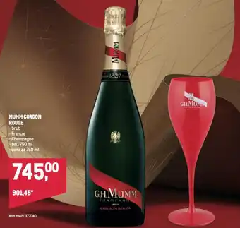 MUMM CORDON ROUGE