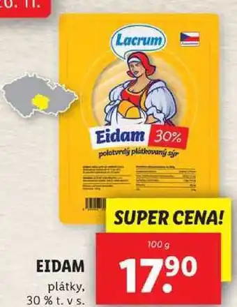 Lidl Eidam, 100 g nabídka