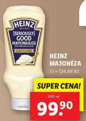 Lidl Heinz majonéza, 800 ml nabídka