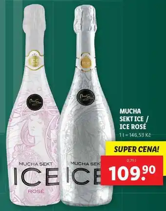 Lidl Mucha sekt ice/ice rosé, 0,75 l nabídka