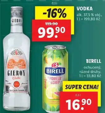 Lidl Vodka, 0,5 l nabídka