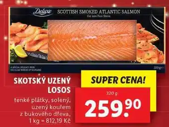 Lidl Skotský uzený losos, 320 g nabídka