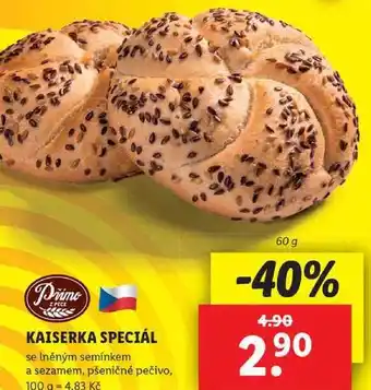 Lidl Kaiserka speciál, 60 g nabídka