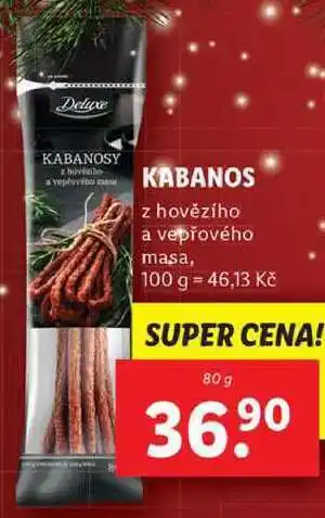Lidl Kabanos, 80 g nabídka