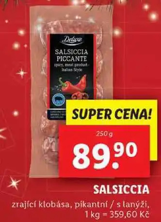 Lidl Salsiccia, 250 g nabídka