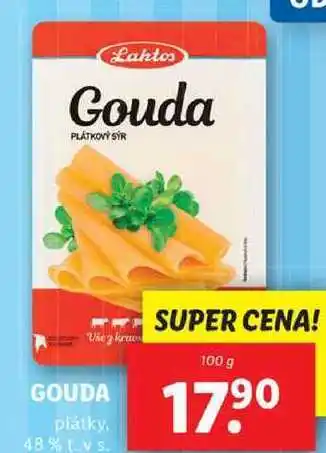 Lidl Gouda, 100 g nabídka