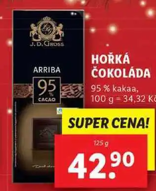 Lidl Hořká čokoláda, 125 g nabídka
