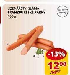 Flop Frankfurtské párky 100g nabídka